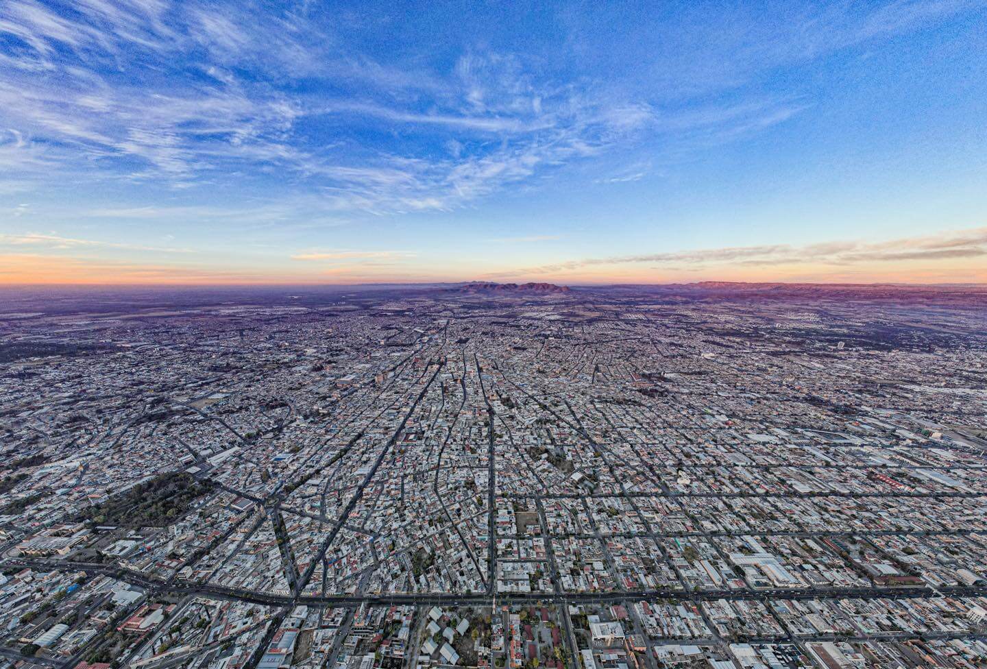 Vista aérea de Aguascalientes, donde encontrarás una variedad de opciones de vivienda