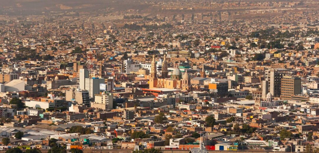 Vista aérea de León, Guanajuato, donde se encuentran diversos desarrollos inmobiliarios