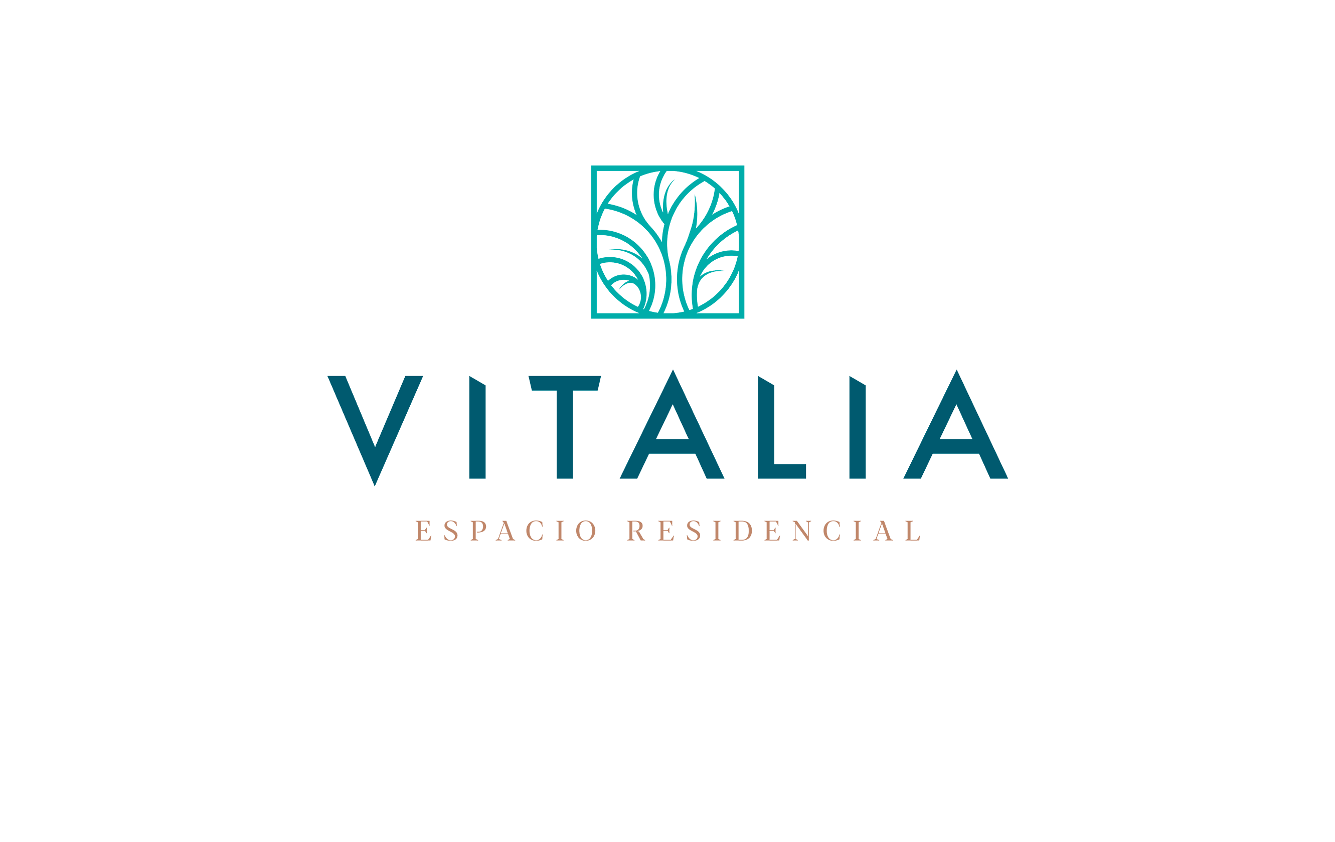 Logo de Vitalia Residencial, desarrollo de casas en Culiacán