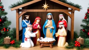 Nacimiento del niño Jesús enbellece nuestro hogar