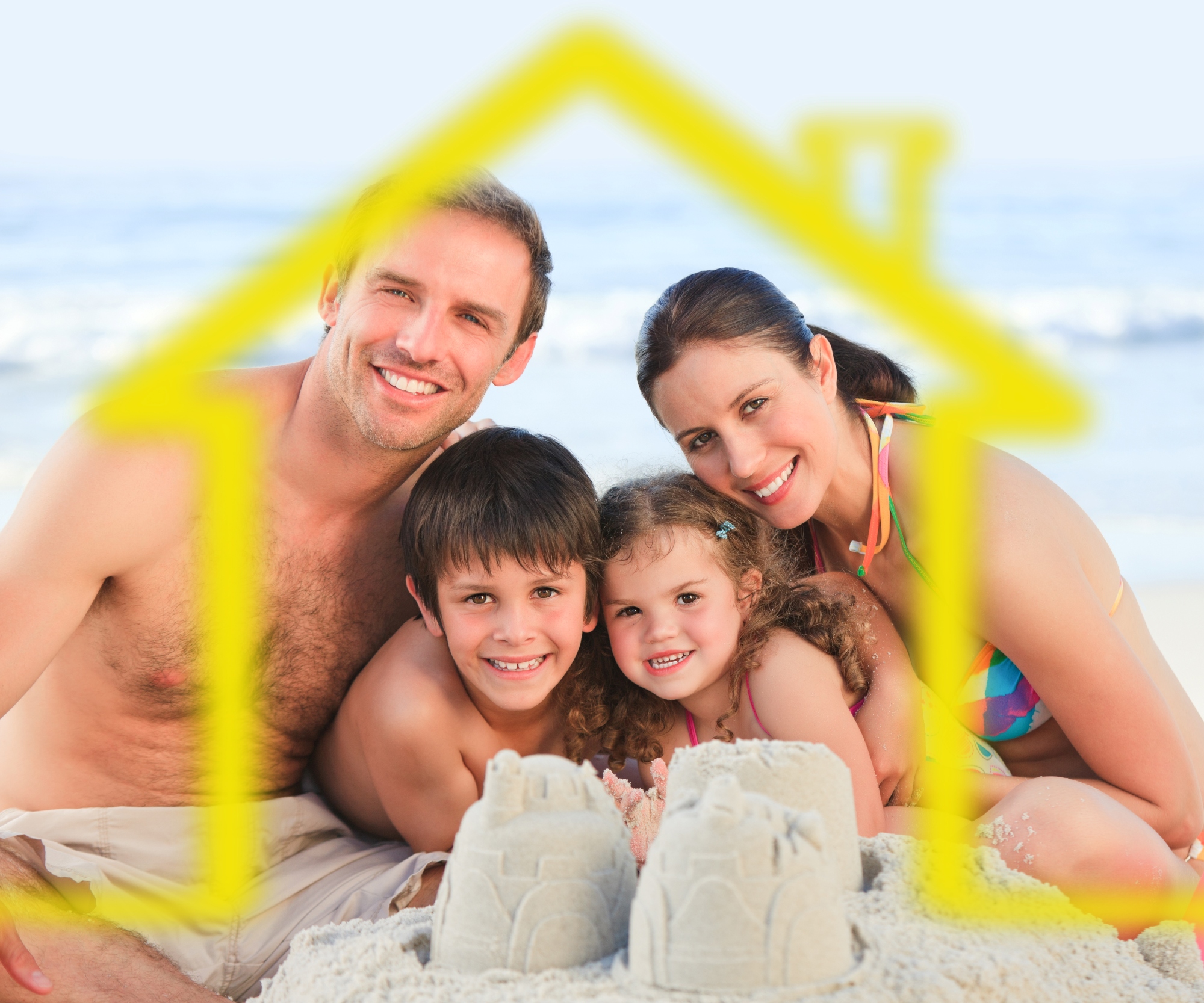 Familia comprar casa en la playa de Mazatlan